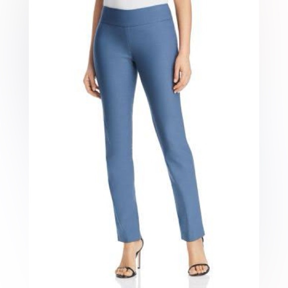 NIC+ZOE Wonderstreth Blue Slim Fit Pants